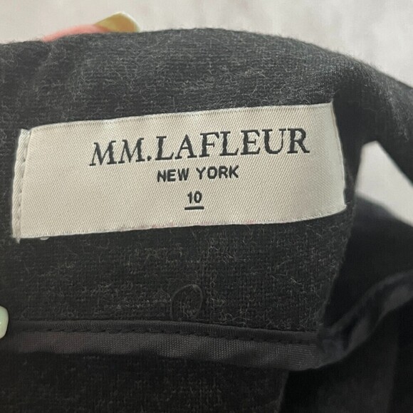 M.M.Lafleur The Lydia Women Size 10 Gray Sleevless Sheath Mini Dress Minimalist - Picture 7 of 17